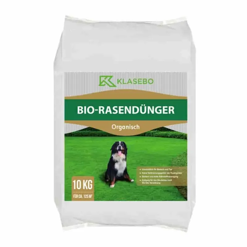 10,5kg Bio Rasendünger, organisch, NPK 8+3+6 Zertifiziert